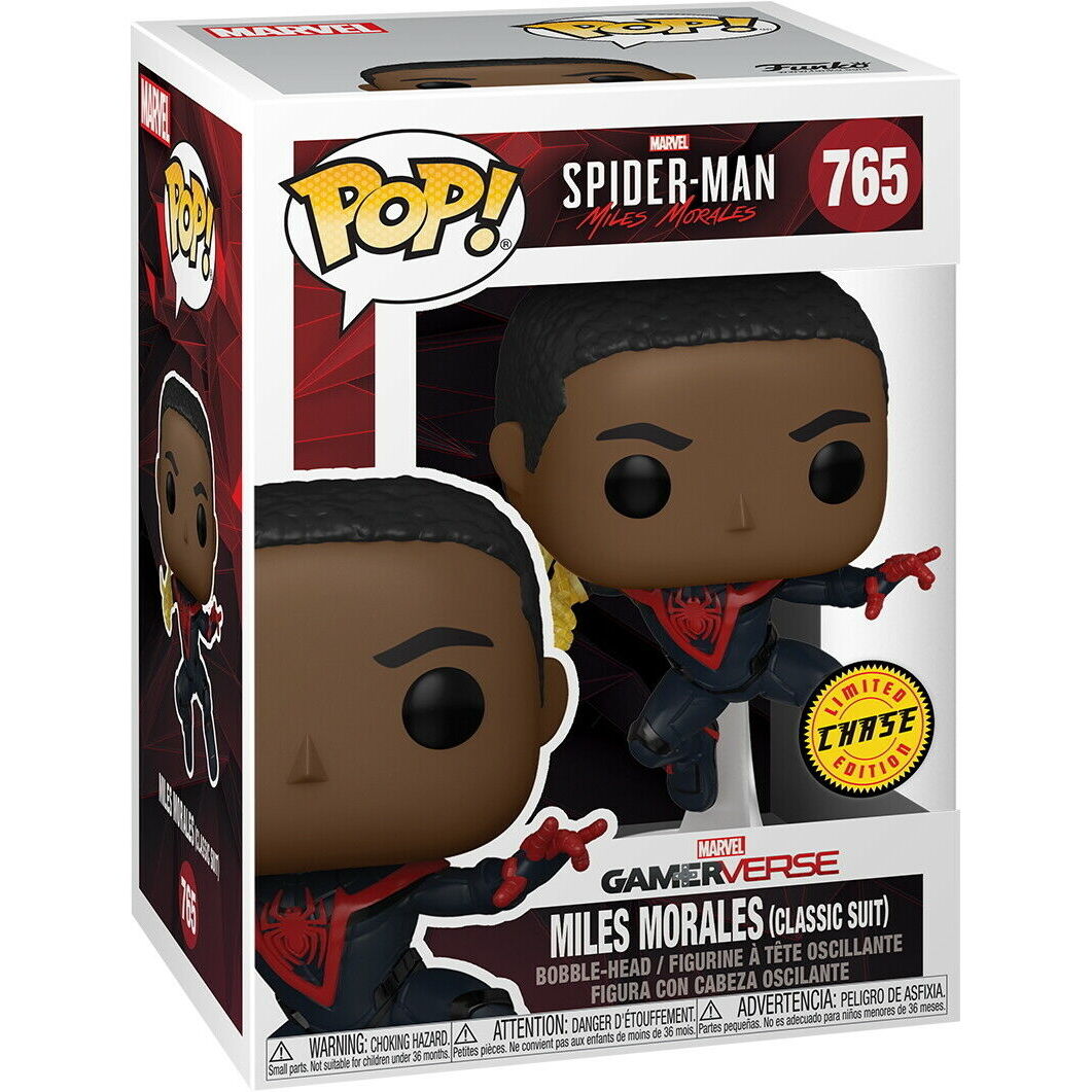 Figura POP Spiderman Miles Morales Classic Suit CHASE