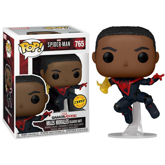 Figura POP Spiderman Miles Morales Classic Suit CHASE