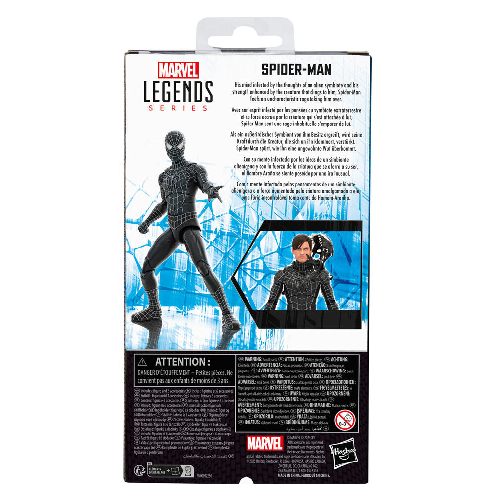 Figura Symbiote Spider-Man Spiderman 3 Marvel Legends 15cm